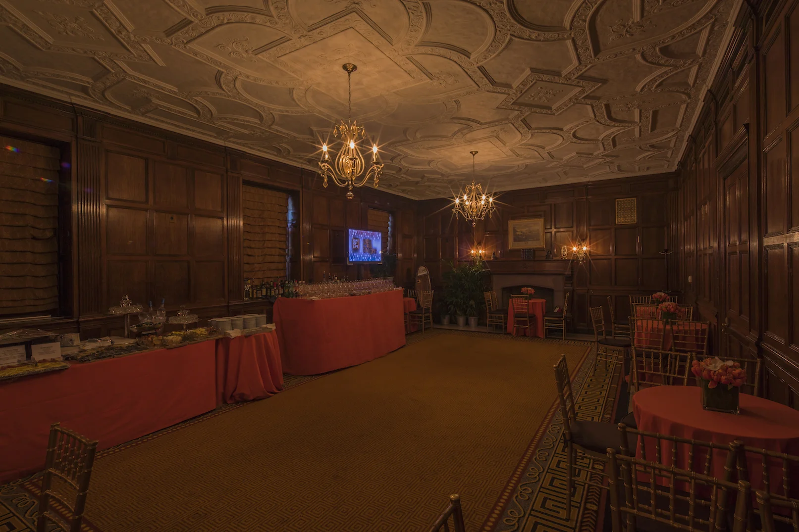 Oak Room with historic oak paneling